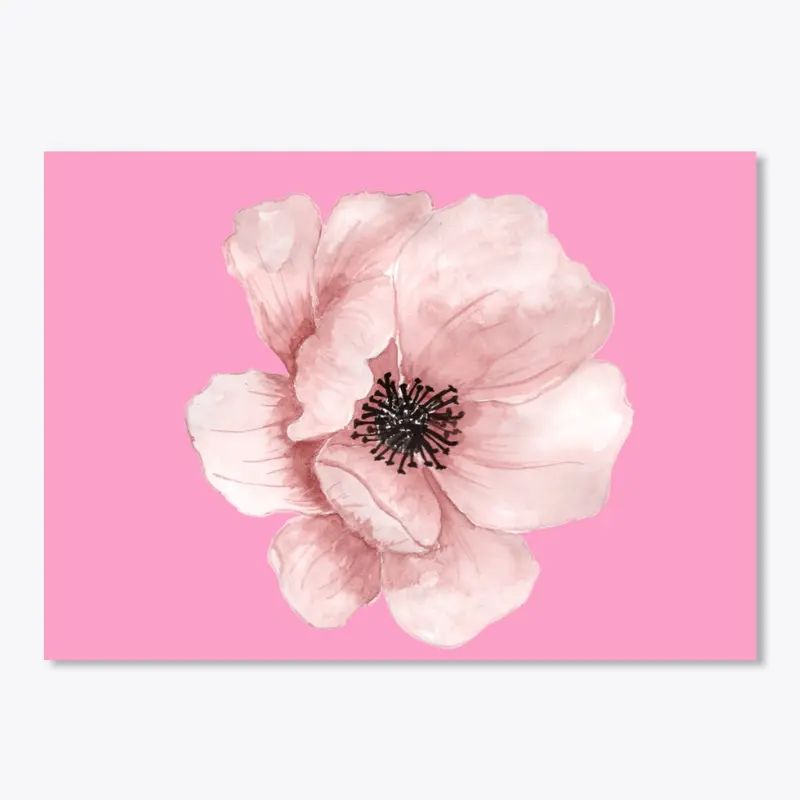 Peony Sticker