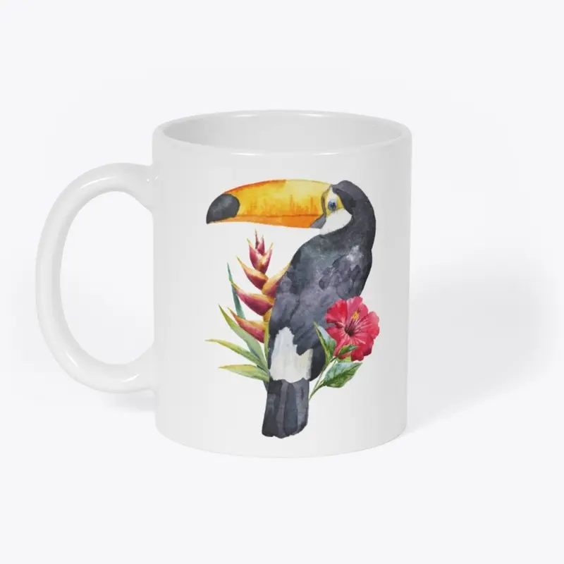 Toucan & Hibiscus